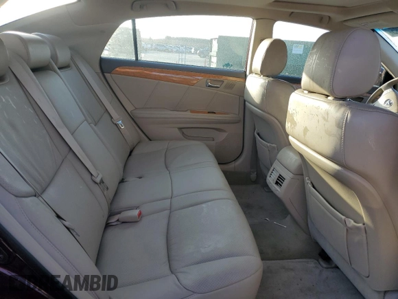 2007 Toyota Avalon XL with VIN 4T1BK36B07U197375, listed as a Copart auction lot 50163585 with 80,143 mi miles and Clean Title. Bid and sale history available at carsss.com. Image 10.