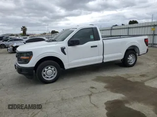 2024 Ford F-150 XL z VIN 1FTMF1KP7RKD50291, wystawiony jako Copart lot #54705875 z przebiegiem 18 044 mil mil oraz Szkoda całkowita • Salvage title. Historia ofert i sprzedaży dostępna na DreamBid. Obrazek 1.