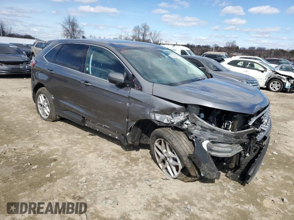 2024 Ford Edge SEL with VIN 2FMPK4J9XRBB00160, listed as a Copart auction lot 46745995 with 7,907 mi miles and Non Repairable. Bid and sale history available at carsss.com. Image 4.