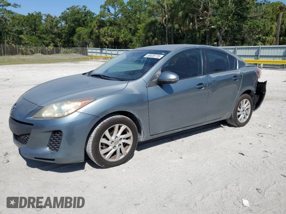 2012 Mazda 3 i Touring with VIN JM1BL1V74C1542521, listed as a Copart auction lot 53420775 with 236,330 mi miles and Salvage Title. Bid and sale history available at carsss.com. Image 1.