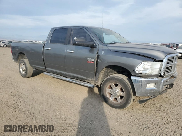 2010 Dodge Ram 2500 SLT with VIN 3D7TT2CT0AG140459, listed as a Copart auction lot 75030874 with 122,114 mi miles and Salvage Title. Bid and sale history available at carsss.com. Image 4.