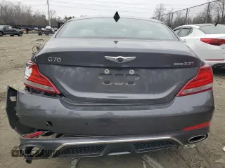 2020 Genesis G70 Advanced with VIN KMTG74LE6LU050831, listed as a Copart auction lot 86906644 with 35,901 mi miles and Salvage Title. Bid and sale history available at DreamBid. Image 6.