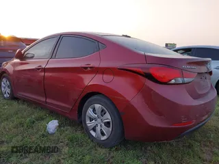 2016 Hyundai Elantra SE with VIN 5NPDH4AE2GH751769, listed as a IAAI auction lot 41928612 with 125,820 mi miles. Bid and sale history available at carsss.com. Image 3.