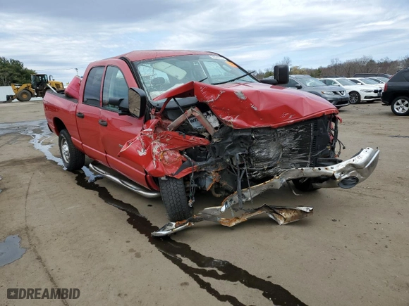 2006 Dodge Ram 2500 SLT with VIN 3D7KS28C86G283576, listed as a Copart auction lot 50599105 with 0 mi miles and Salvage Title. Bid and sale history available at carsss.com. Image 4.