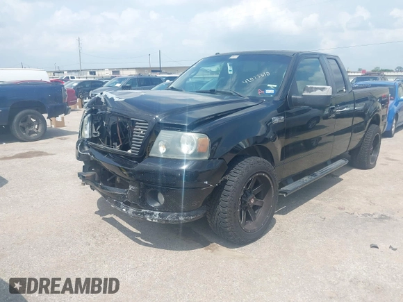 2008 Ford F-150 STX with VIN 1FTRX12W98KD62757, listed as a IAAI auction lot 42073630 with 213,037 mi miles and . Bid and sale history available at carsss.com. Image 2.