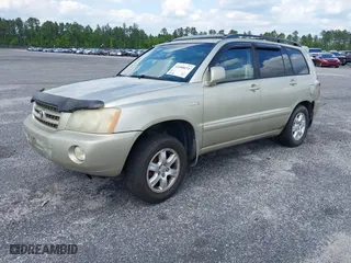 2003 Toyota Highlander with VIN JTEHF21A930130458, listed as a IAAI auction lot 41088031 with 159,749 mi miles. Bid and sale history available at carsss.com. Image 2.