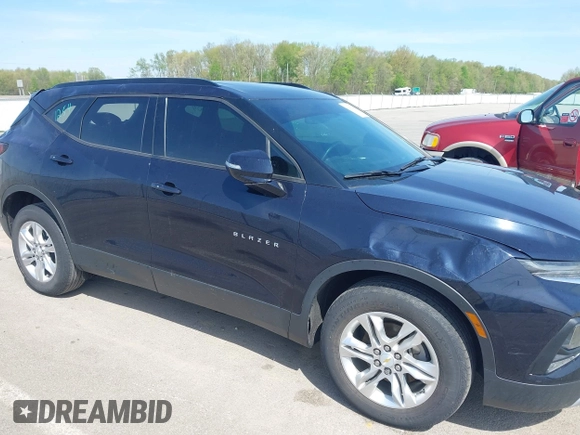 2020 Chevrolet Blazer LT with VIN 3GNKBCRSXLS690885, listed as a IAAI auction lot 42093344 with 61,608 mi miles and . Bid and sale history available at DreamBid. Image 6.