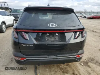 2023 Hyundai Tucson SEL with VIN 5NMJF3AE8PH237022, listed as a Copart auction lot 42129795 with 23,317 mi miles and Salvage Title. Bid and sale history available at carsss.com. Image 6.