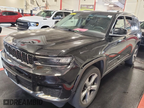 2021 Jeep Grand Cherokee Limited z VIN 1C4RJKBG2M8127060, wystawiony jako IAAI lot #42737687 z przebiegiem 90 586 mil mil oraz . Historia ofert i sprzedaży dostępna na DreamBid. Obrazek 13.
