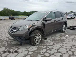 2012 Honda CR-V EX-L with VIN 5J6RM4H78CL051182, listed as a Copart auction lot 56138355 with 126,129 mi miles and Salvage title. Bid and sale history available at DreamBid. Image 1.