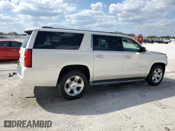 2015 Chevrolet Suburban LTZ with VIN 1GNSKKKC6FR119849, listed as a Copart auction lot 47176815 with 67,235 mi miles and Salvage Title. Bid and sale history available at carsss.com. Image 3.