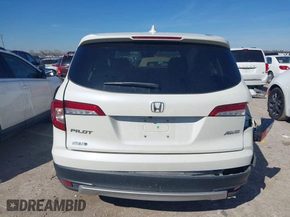 2019 Honda Pilot EX-L with VIN 5FNYF6H56KB038745, listed as a IAAI auction lot 41655643 with 29,712 mi miles. Bid and sale history available at carsss.com. Image 16.