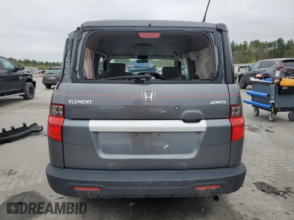 2011 Honda Element EX z VIN 5J6YH2H75BL002265, wystawiony jako Copart lot #56382765 z przebiegiem Nie podano mil oraz Szkoda całkowita • Salvage title. Historia ofert i sprzedaży dostępna na DreamBid. Obrazek 6.