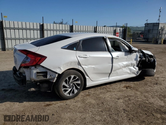 2016 Honda Civic EX with VIN 19XFC2F79GE241400, listed as a Copart auction lot 52260715 with 159,006 mi miles and Salvage Title. Bid and sale history available at DreamBid. Image 3.