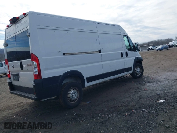 2023 Ram ProMaster Cargo with VIN 3C6MRVHG1PE543548, listed as a IAAI auction lot 41616864 with 41,453 mi miles. Bid and sale history available at carsss.com. Image 4.