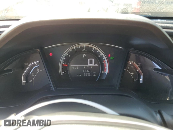 2016 Honda Civic Sedan LX with VIN 19XFC2F50GE008570, listed as a Copart auction lot 52516505 with 193,637 mi miles and Salvage Title. Bid and sale history available at carsss.com. Image 9.