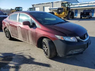 2015 Honda Civic Sedan LX with VIN 19XFB2F53FE291810, listed as a Copart auction lot 47357085 with 81,915 mi miles and Salvage Title. Bid and sale history available at carsss.com. Image 4.