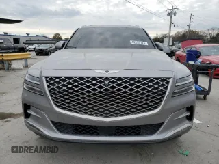 2021 Genesis GV80 with VIN KMUHCESC9MU064855, listed as a Copart auction lot 82593724 with 111,456 mi miles and Salvage title. Bid and sale history available at DreamBid. Image 5.