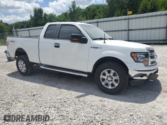 2013 Ford F-150 XL with VIN 1FTFX1EF4DFB02199, listed as a Copart auction lot 61959245 with 165,390 mi miles and Salvage title. Bid and sale history available at DreamBid. Image 4.