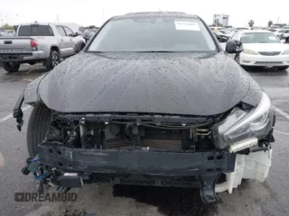 2021 Infiniti Q50 3.0t LUXE with VIN JN1EV7BP7MM705096, listed as a IAAI auction lot 41755035 with 92,476 mi miles. Bid and sale history available at carsss.com. Image 12.