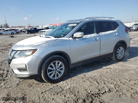2017 Nissan Rogue SV with VIN 5N1AT2MT9HC847990, listed as a Copart auction lot 45181995 with 142,767 mi miles and Salvage Title. Bid and sale history available at carsss.com. Image 1.