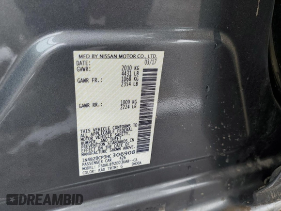 2017 Nissan LEAF SL with VIN 1N4BZ0CP3HC306908, listed as a Copart auction lot 47256243 with 36,335 mi miles. Bid and sale history available at carsss.com. Image 13.