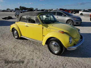 1973 Volkswagen Beetle with VIN 1532316998, listed as a Copart auction lot 83344644 with 1,983 mi miles and Salvage Title. Bid and sale history available at DreamBid. Image 4.