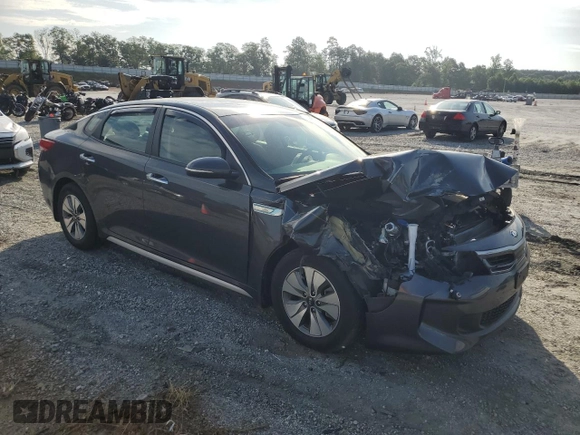 2017 Kia Optima with VIN KNAGT4LE3H5009100, listed as a Copart auction lot 61131385 with 46,381 mi miles and Salvage title. Bid and sale history available at DreamBid. Image 4.