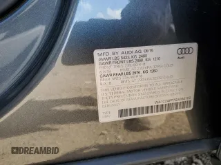 2016 Audi Q5 Premium with VIN WA1C2AFP7GA064102, listed as a Copart auction lot 61835145 with 79,962 mi miles and Salvage title. Bid and sale history available at DreamBid. Image 12.