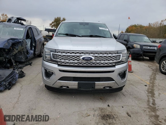2018 Ford Expedition Max Platinum with VIN 1FMJK1MT4JEA31051, listed as a Copart auction lot 77272394 with Not provided miles and Salvage title. Bid and sale history available at DreamBid. Image 5.