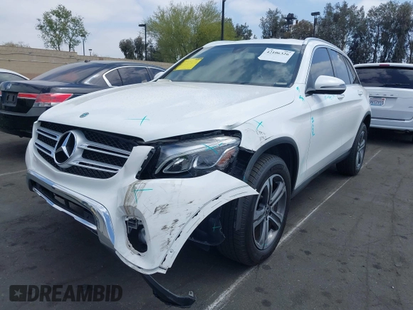 2019 Mercedes-Benz GLC 300 with VIN WDC0G4JB0KF670869, listed as a IAAI auction lot 42106326 with 51,047 mi miles and . Bid and sale history available at DreamBid. Image 17.