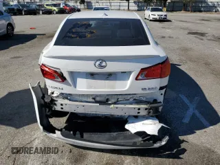 2009 Lexus IS 250 with VIN JTHBK262895104290, listed as a Copart auction lot 49841085 with 127,417 mi miles and Salvage Title. Bid and sale history available at DreamBid. Image 6.
