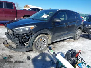 2018 Hyundai Tucson SEL with VIN KM8J3CA42JU643213, listed as a IAAI auction lot 41199302 with 91,480 mi miles and . Bid and sale history available at DreamBid. Image 19.