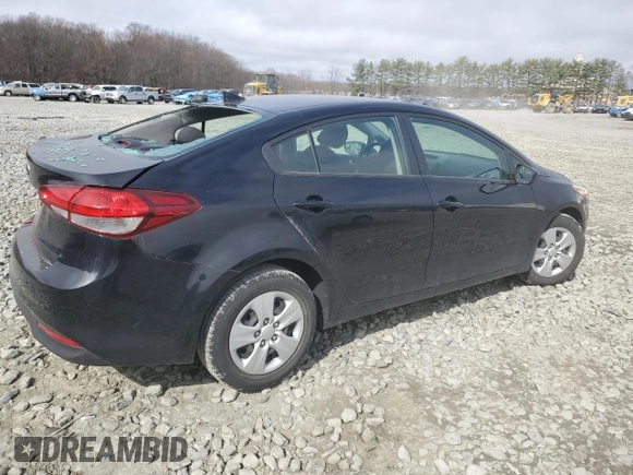 2018 Kia Forte LX with VIN 3KPFK4A76JE277865, listed as a Copart auction lot 49886365 with 57,536 mi miles and Salvage Title. Bid and sale history available at carsss.com. Image 3.