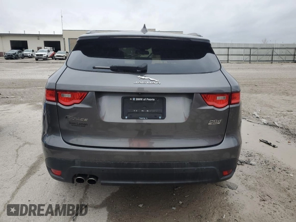 2018 Jaguar F-Pace 20d Premium with VIN SADCJ2FNXJA257790, listed as a Copart auction lot 81945434 with 76,524 mi miles and Clean Title. Bid and sale history available at DreamBid. Image 6.