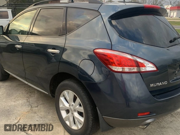 2013 Nissan Murano S with VIN JN8AZ1MU1DW206397, listed as a Copart auction lot 87551185 with 182,215 mi miles and Salvage Title. Bid and sale history available at carsss.com. Image 3.