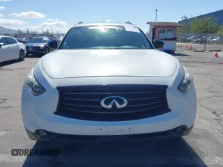 2015 Infiniti QX70 with VIN JN8CS1MU5FM380792, listed as a IAAI auction lot 41946084 with 128,928 mi miles and . Bid and sale history available at DreamBid. Image 12.
