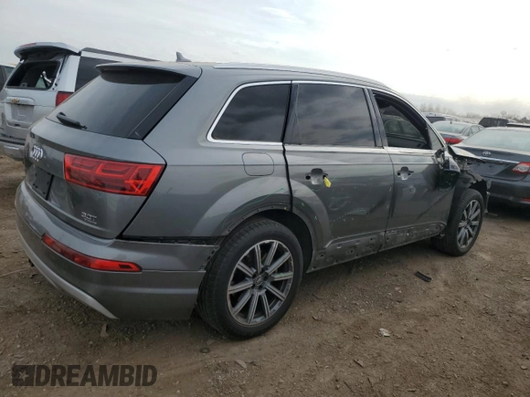 2017 Audi Q7 Premium Plus with VIN WA1LAAF71HD051350, listed as a Copart auction lot 53358465 with 64,189 mi miles and Salvage title. Bid and sale history available at DreamBid. Image 3.