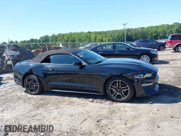 2018 Ford Mustang EcoBoost Premium with VIN 1FATP8UH6J5111444, listed as a IAAI auction lot 42321788 with 35,261 mi miles and . Bid and sale history available at DreamBid. Image 13.