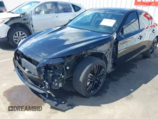 2014 Infiniti Q50 Hybrid Premium with VIN JN1AV7AP8EM691436, listed as a IAAI auction lot 42138263 with 93,253 mi miles and . Bid and sale history available at DreamBid. Image 6.
