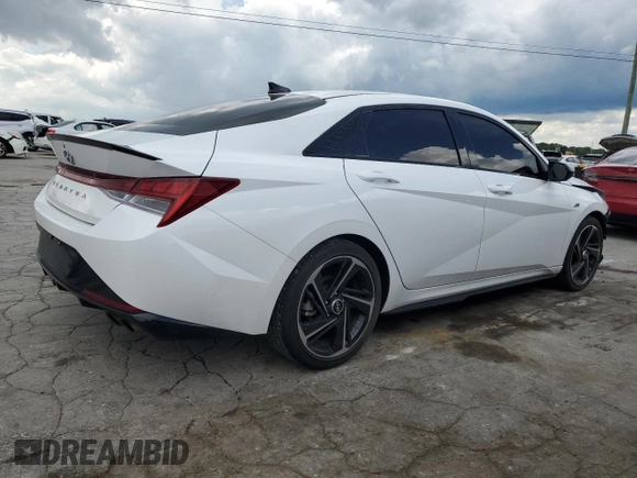 2023 Hyundai Elantra N Line z VIN KMHLR4AF1PU546303, wystawiony jako Copart lot #56982655 z przebiegiem 30 486 mil mil oraz Szkoda całkowita • Salvage title. Historia ofert i sprzedaży dostępna na DreamBid. Obrazek 3.