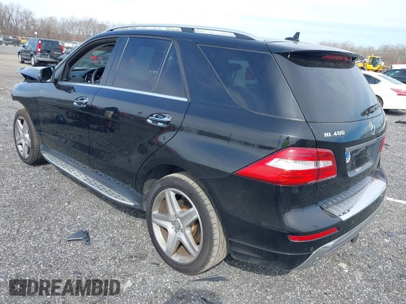 2015 Mercedes-Benz M 400 with VIN 4JGDA5GB9FA594766, listed as a IAAI auction lot 41835853 with 106,873 mi miles and . Bid and sale history available at DreamBid. Image 3.