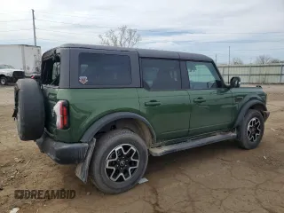 2022 Ford Bronco with VIN 1FMEE5BP9NLB50804, listed as a Copart auction lot 54220825 with 22,080 mi miles and Salvage title. Bid and sale history available at DreamBid. Image 3.