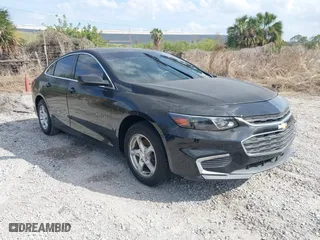 2016 Chevrolet Malibu LS with VIN 1G1ZB5ST6GF217221, listed as a IAAI auction lot 41732768 with 1 mi miles. Bid and sale history available at carsss.com. Image 1.