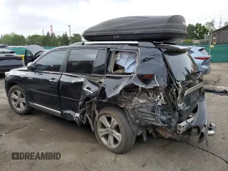 2013 Toyota Highlander Limited with VIN 5TDDK3EH6DS219401, listed as a Copart auction lot 62085705 with 282,264 mi miles and Salvage title. Bid and sale history available at DreamBid. Image 2.
