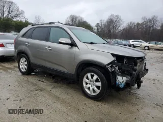 2013 Kia Sorento LX with VIN 5XYKT4A20DG330244, listed as a Copart auction lot 50123075 with 64,959 mi miles and Salvage Title. Bid and sale history available at carsss.com. Image 4.