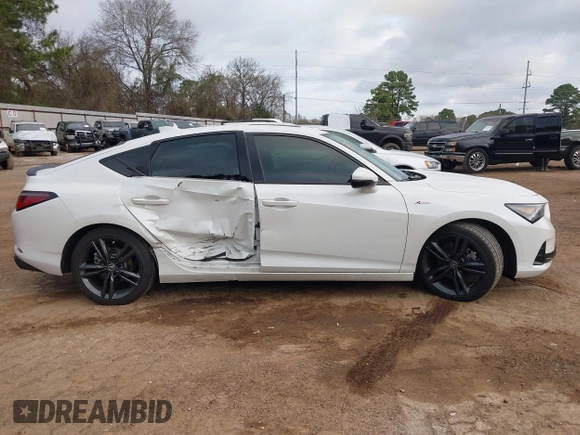 2024 Acura Integra Technology with VIN 19UDE4H67RA012674, listed as a IAAI auction lot 41778711 with 16,170 mi miles and . Bid and sale history available at DreamBid. Image 13.