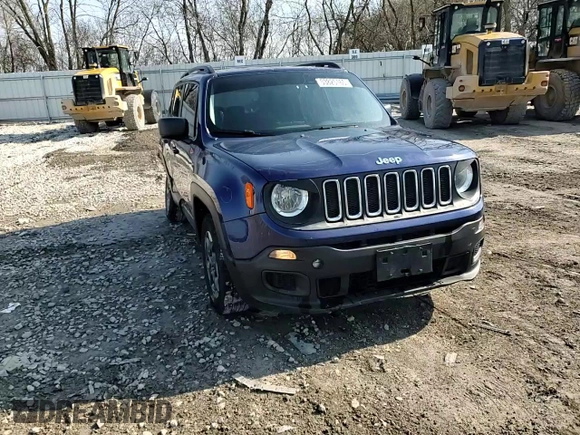 2017 Jeep Renegade Sport with VIN ZACCJAAB3HPF50847, listed as a Copart auction lot 53825165 with 99,006 mi miles and Clean Title. Bid and sale history available at DreamBid. Image 14.