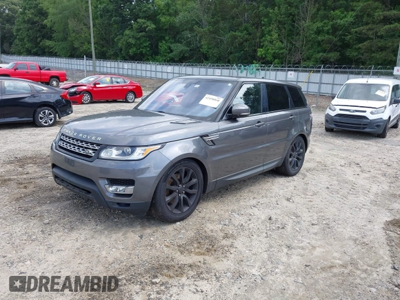 2016 Land Rover Range Rover Sport HSE with VIN SALWR2PF0GA659599, listed as a IAAI auction lot 42458860 with 130,607 mi miles and . Bid and sale history available at DreamBid. Image 2.