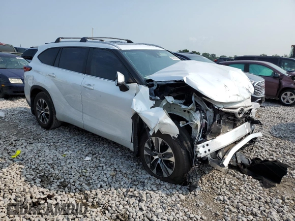 2023 Toyota Highlander L with VIN 5TDKDRBH4PS038715, listed as a Copart auction lot 63802584 with 19,435 mi miles and Salvage title. Bid and sale history available at DreamBid. Image 4.